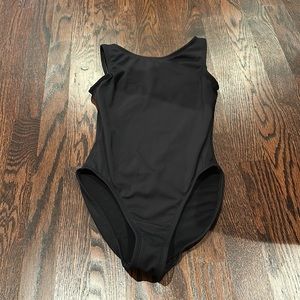 Flattering Black Leotard